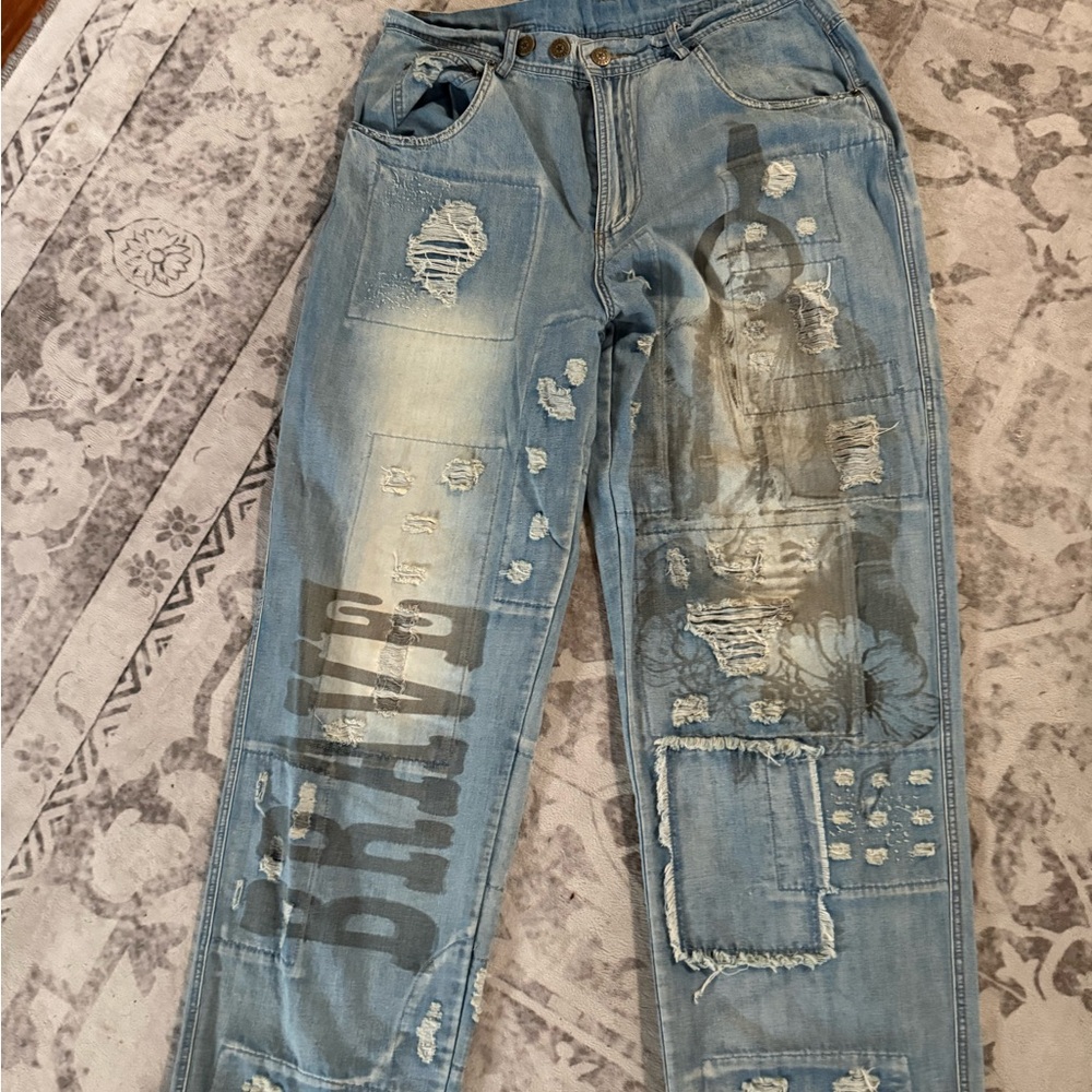 Peace and Love Braveheart jeans